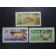 CUBA 1964 SERIE COMPLETA DE ESTAMPILLAS NUEVA MINT PECES Y FAUNA